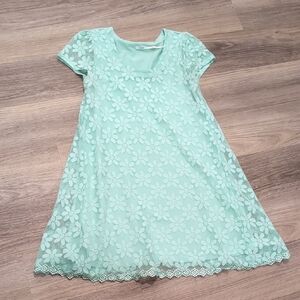 Kimchi Blue Light Green Floral Dress Size Small